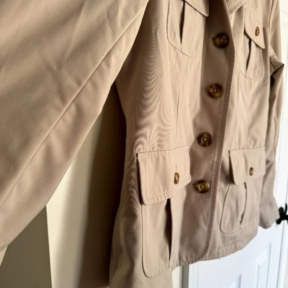 Braetan Utility Jacket Beige/Tan Women’s Large like new - Picture 3 of 6